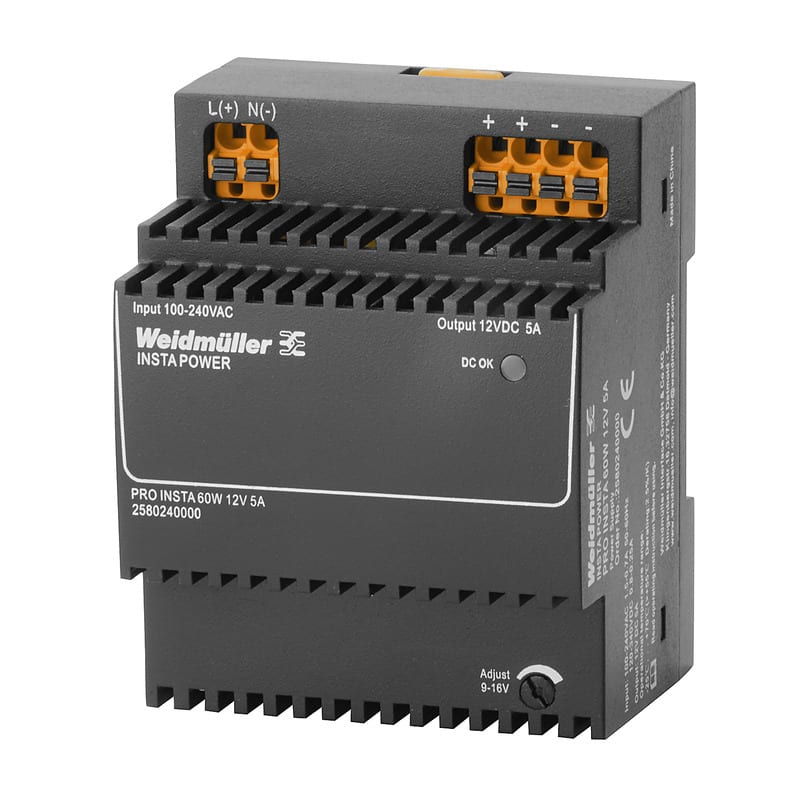 WEIDMULLER WEI2580240000 PRO INSTA 60W 12V 5A
