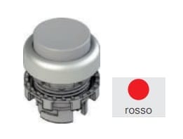 PIZZATO ELETTRICA - PZZE2 3PL2S329GB0 PULSANTE LUMINOSO SPORGENTE ROSSO CON MA