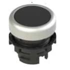 PIZZATO ELETTRICA PZZE2 1PU2R121GB1 PULSANTE AD IMPULSO RASATO NERO CON MARC