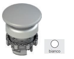 PIZZATO ELETTRICA PZZE2 3PL2F249L240 PULSANTE LUMINOSO A FUNGO BIANCO CON MAR
