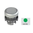 PIZZATO ELETTRICA PZZE2 3PL2R429L239 PULSANTE LUMINOSO RASATO VERDE CON MARCA