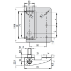 PIZZATO ELETTRICA - PZZHP AB050F-5PN INTERRUTTORE DI SICUREZZA A CERNIERA