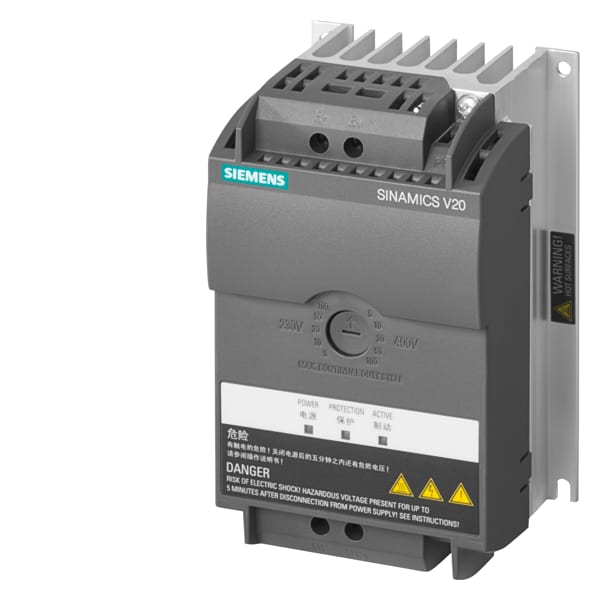 SIEMENS SIE6SL32012AD208VA0 SINAMICS V20, BREAKING MODULE 400V/230V