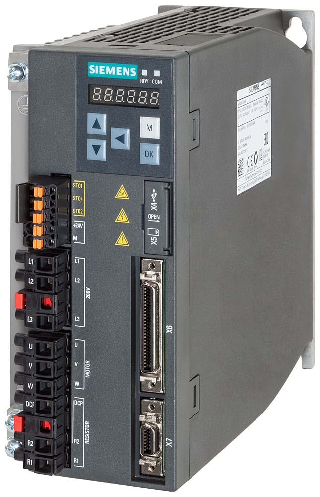 SIEMENS SIE6SL32105FB115UA0 SINAMICS V90, 3 AC 200V 1.5KW