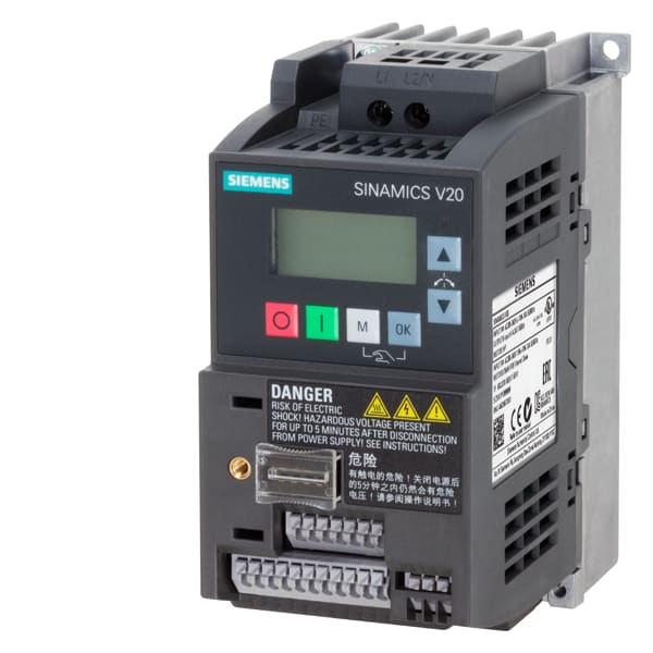 SIEMENS SIE6SL32105BB155UV1 SINAMICS V20, 1AC230V 0,55KW UNFILTERED