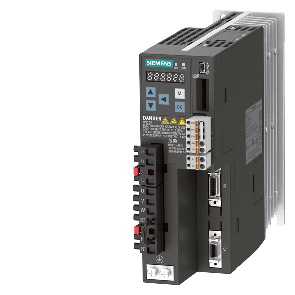 SIEMENS SIE6SL32105FE104UF0 SINAMICS V90, PROFINET, 3 AC 400V 0.4KW