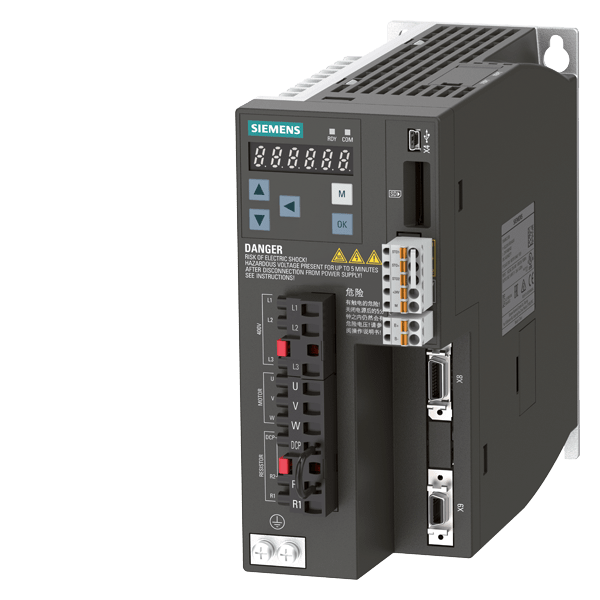 SIEMENS SIE6SL32105FE108UF0 SINAMICS V90, PROFINET, 3 AC 400V 0.75KW