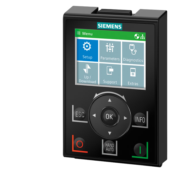 SIEMENS SIE6SL32550AA004JA2 SINAMICS G INTELLIG.OPERAT.PANEL IOP-2