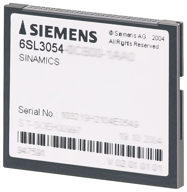 SIEMENS - SIE6SL30540FC001BA0 SINAMICS S120 CF CARD V5.2