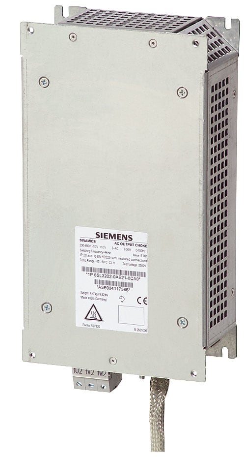 SIEMENS SIE6SL32020AJ232CA0 OUTPUT REACTOR FSC 3AC 200-600V-35A