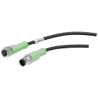 SIEMENS - SIE6GT24911HH50 Cavo con connettore MOBY per alimentatori da rete wide-range, PUR, 2x M12, DC 24 V, 5 m