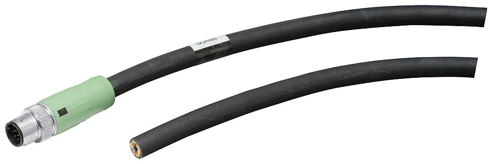 SIEMENS - SIE6GT28910CH50 SIMATIC RF600 DI/DO, PUR, M12,a 12 poli, scherm., IP67, una estremità aperta, 5m