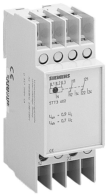 SIEMENS - SIE5TT3402 RELE MIN.TENS.2D 230/400VCA 0,7-0,9 FIX