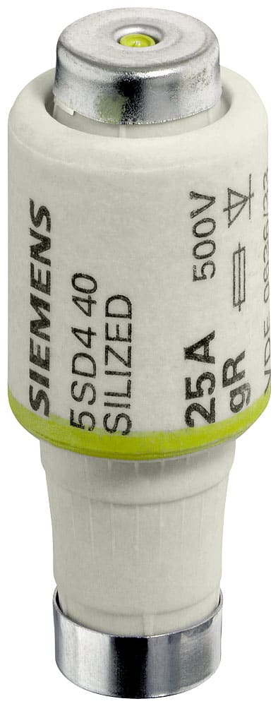 SIEMENS - SIE5SD520 Cartuccia fusibile SILIZED 500 V per protezione semiconduttori extrarapida, grandezza DIVH, R1