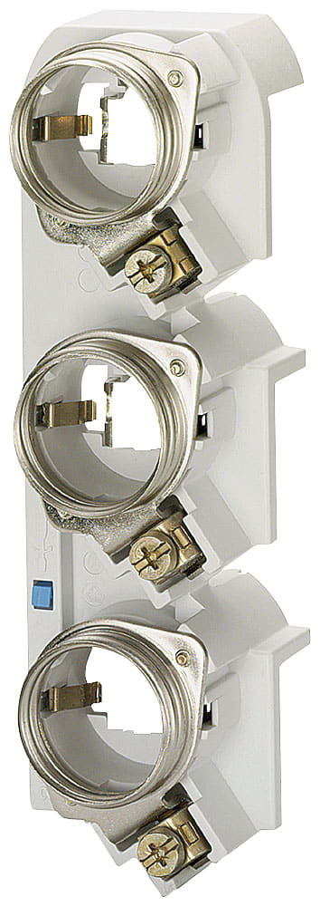 SIEMENS - SIE5SF6215 Base SR60 DIAZED DIII a 3 poli AC 690 V DC 500 V per calibratore a vite per 5/10 mm