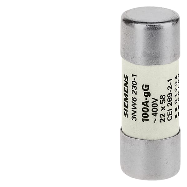 SIEMENS SIE3NW62301 FUSIBILE CILINDRICO 22X58 100A GG