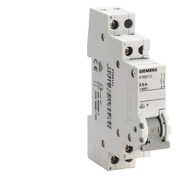 SIEMENS SIE5TE8112 INT. COM. 20A 400VCA 2P 1UM, ACC.