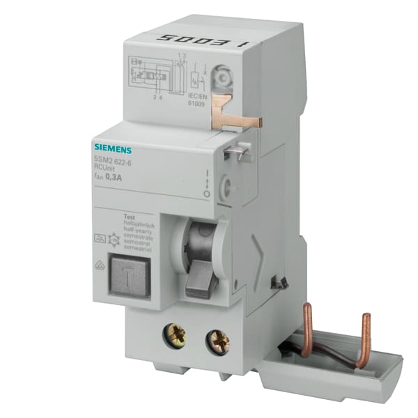 SIEMENS SIE5SM26226 BLOCCO DIFF. 2P 40A 0,3A TIPO A X 5SY