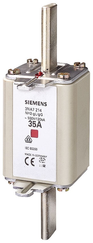 SIEMENS - SIE3NA7260 Cartuccia fusibile NH, NH2, In: 400 A, gG, Un AC: 500 V, Un DC: 440 V