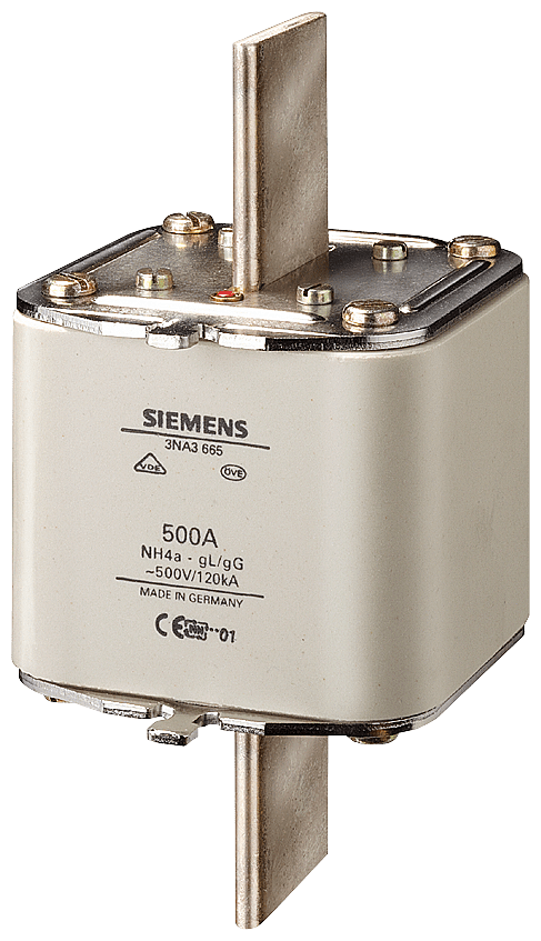 SIEMENS SIE3NA3665 FUS. NH GL/GG GR.4A 500VCA 500A