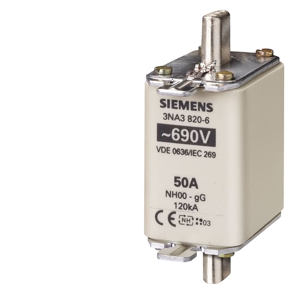 SIEMENS SIE3NA38206 FUS. NH GL/GG GR.00 690VCA 50A