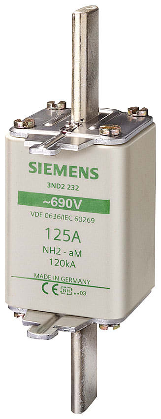 SIEMENS - SIE3ND2244 Cartuccia fusibile NH, NH2, In: 250 A, aM, Un AC: 690 V, segnalazione frontale
