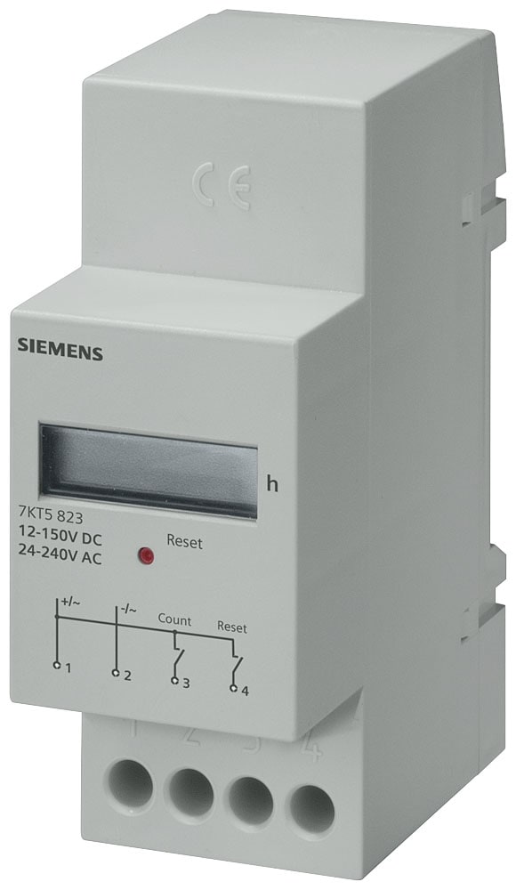 SIEMENS - SIE7KT5821 Contaore elettronico DC 12 ... 150 V, 24 ... 240 V, 50 Hz