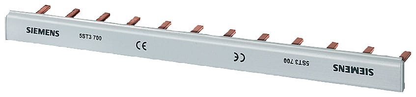SIEMENS - SIE5ST3701 Sbarra di collegamento a punte 16mm², monofase, 56x 1 fase, 1016mm sezionabile