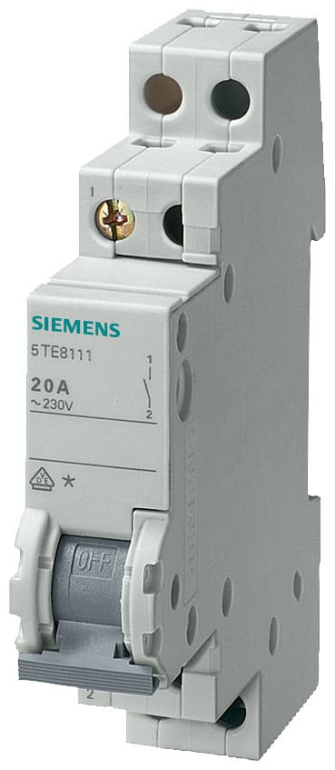 SIEMENS - SIE5TE8114 Interruttore ON/OFF 20 A 3NO+N