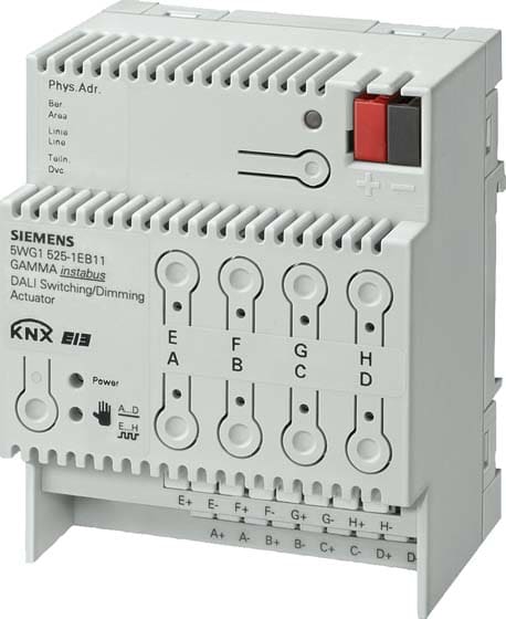 SIEMENS - BUILDING T BCT5WG1525-1EB01 ATTUATORE DIMMER N525E 8CH X DALI
