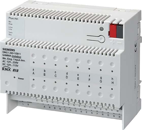 SIEMENS - BUILDING T BCT5WG1263-1EB11 INGRESSI BINARI. N 263E/11 16X12-230V AC