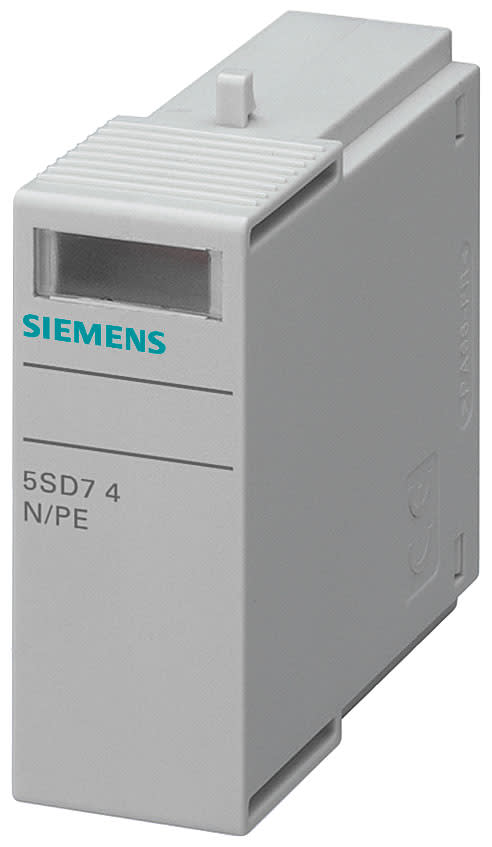 SIEMENS - SIE5SD74880 Cartuccia estraibile tipo 2 N-PE classe di requisiti C, UC 260 V a 1 polo