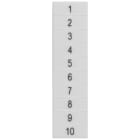 SIEMENS - SIE8WH81401AB15 TARGHETTA FRONT. 4,2MM VERT. 11-20