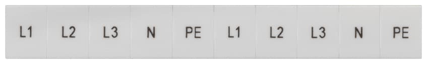 SIEMENS - SIE8WH81204AA15 TARGHETTA FRONT. 8,2MM LONG. L1,L2,L3,P