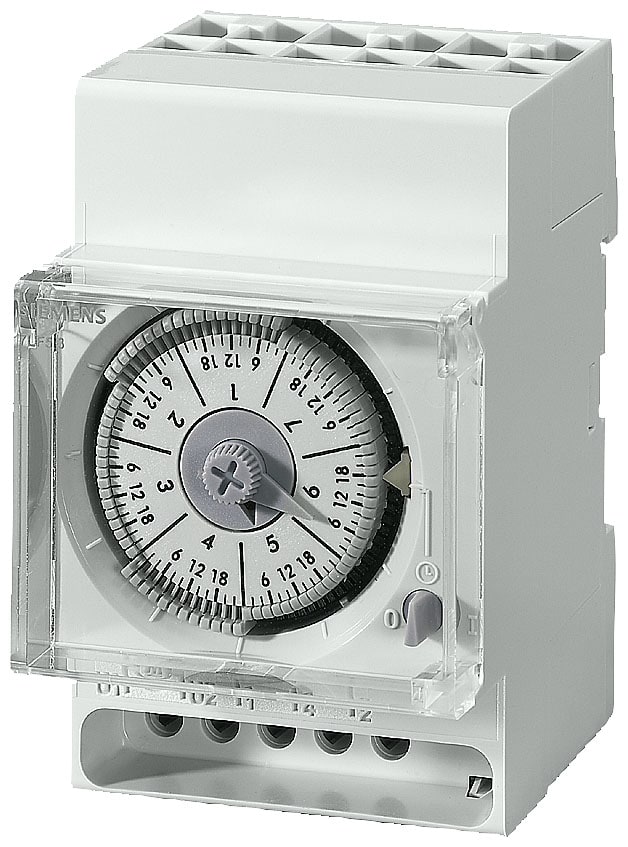 SIEMENS - SIE7LF53016 Orologio interruttore al quarzo, giorno, 1 contatto CO, 230 V/50 ... 60 Hz, 3 UM,