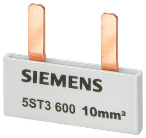 SIEMENS - SIE5ST3603 Sbarra di collegamento a punte 10mm², monofase, 2x (1 fase+AUX), 40mm
