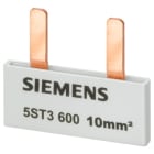 SIEMENS - SIE5ST3603 Sbarra di collegamento a punte 10mm², monofase, 2x (1 fase+AUX), 40mm