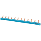 SIEMENS - SIE5ST3765 sbarra di collegamento a punte, monofase 10mm2, 56 punte, isolamento blu tagliabile, senza calotte terminali