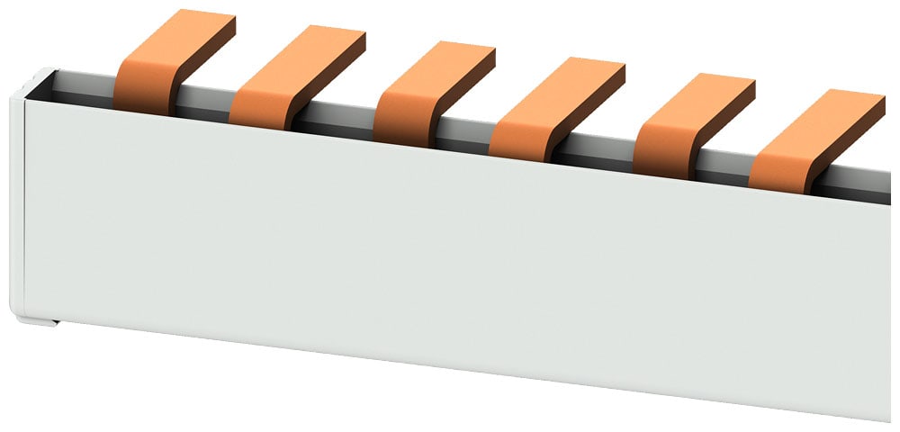 SIEMENS - SIE5TE9101 Sbarra bifase 12UM 32A per morsetti con 6mm², per diversi 5TE.. e 5TT 55