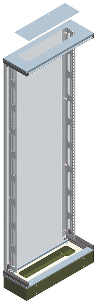 SIEMENS - SIE8GK23005KL23 ALPHA 630 UNIVERSAL, quadro da pavimento, Flat Pack, IP43, classe di protezione 1 A=1600mm