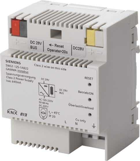 SIEMENS - BUILDING T - BCT5WG1125-1AB22 ALIMENTATORE N 125/22 640MA