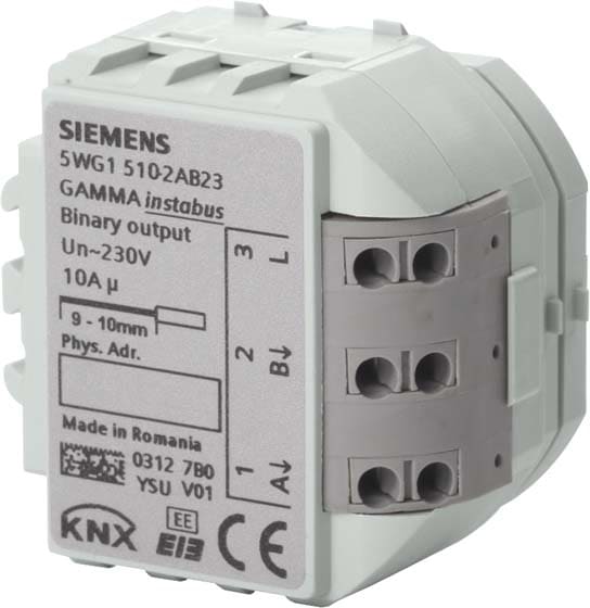 SIEMENS - BUILDING T BCT5WG1510-2AB23 USCITA BINARIA RS 510/23 2X230V 10A
