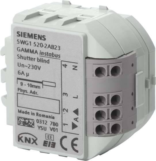 SIEMENS - BUILDING T BCT5WG1520-2AB23 ATTUATORE TAPPARELLE RS 520/23 1X230V 6A