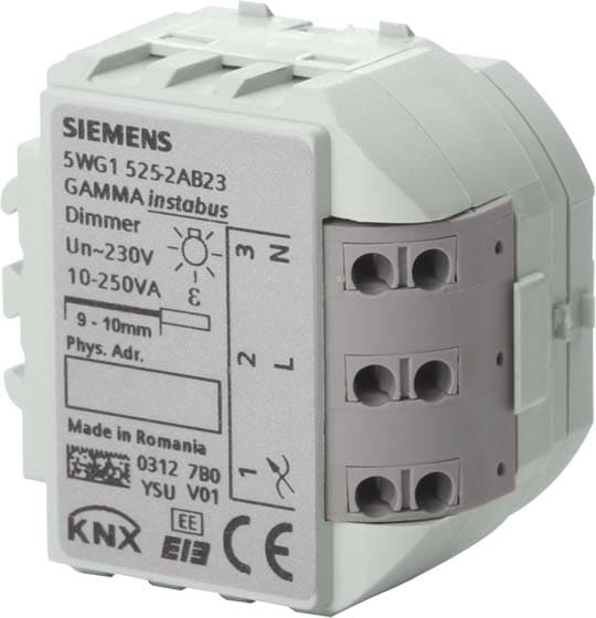 SIEMENS - BUILDING T BCT5WG1525-2AB23 DIMMER RS 525/23 230V 250VA