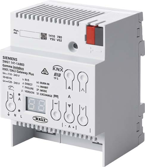 SIEMENS - BUILDING T BCT5WG1141-1AB03 GATEWAY KNX-DALI N 141/03 PLUS