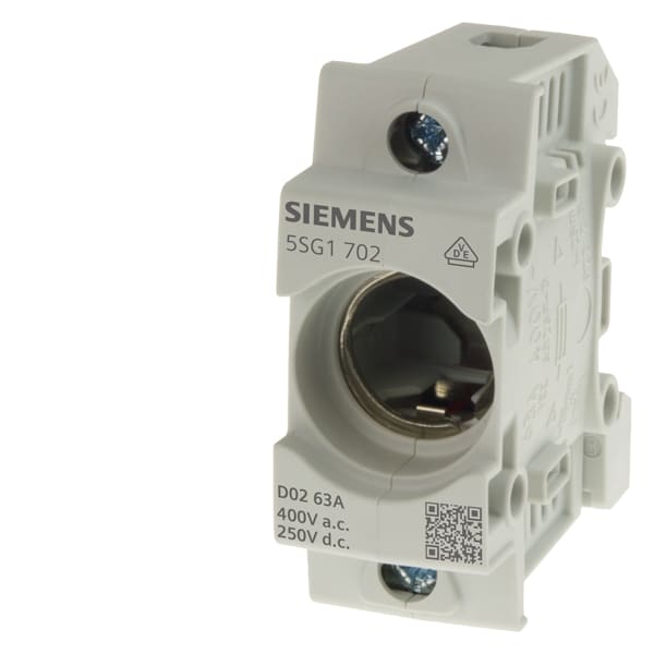 SIEMENS SIE5SG1702 BASE NEOZED D02 1P 63A 400/250VC.A./C.C.