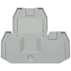 SIEMENS - SIE8WH90002PA00 Piastra terminale 3 collegamenti 2,5 e 4 mm² per morsetto con diodo, colore grigio