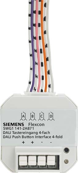 SIEMENS - BUILDING T BCT5WG1141-2AB71 INTERFACCIA PULSANTI PER DALI N 141