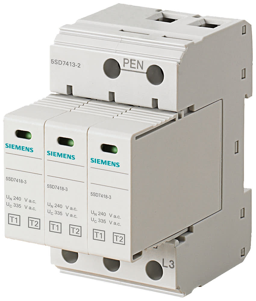 SIEMENS - SIE5SD74132 SCARIC.T1/T2 3P TN-C 37,5KA 3UM