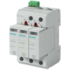 SIEMENS - SIE5SD74835 Scaricatore di sovratensione, tipo 2 moduli di protezione inseribili, UC AC 750 V, a 3 poli